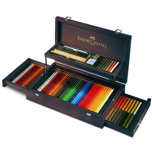Faber-Castell Art and Graphic Collection Mahogany Vaneer Case アートペン