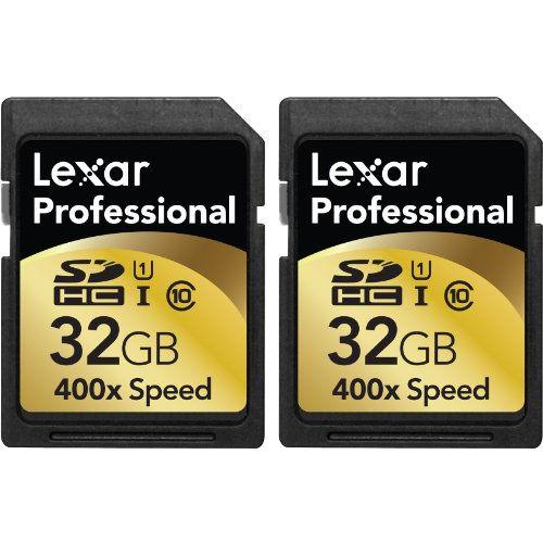 Lexar Professional SDHC UHS-I 32GB 400倍速 2Pack