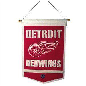 時間指定不可 デトロイトレッドウィングスnhlの伝統 バナー 12 X18 豪華 Www Doctor Plan Com