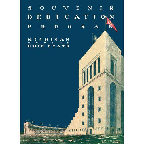 NCAA - 1922 Ohio State Buckeyes vs. Michigan Wolverines 36 x 48 Canvas Historic Football