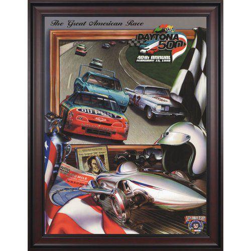 40th Annual 1998 Daytona 500 Framed 36 x 48 Program Print