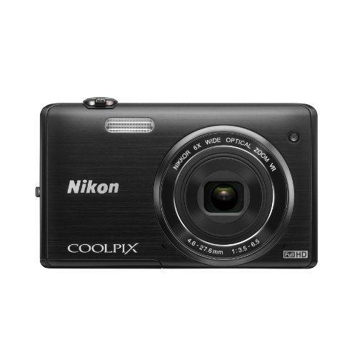 カラー Nikon デジタルカメラ COOLPIX (クールピクス) S5200 ブラック　　豪華セット