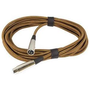 Gear Tweed Lo-Z Woven Mic Cable Gold 20 【拡張】 Foot/アクセサリー