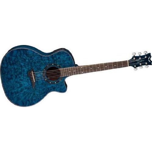Dean ディーン Exotica Quilt Ash エレアコ w/Aphex Trans Blue