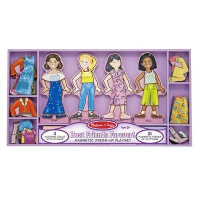 Melissa & Doug Best Friends Forever Magnetic Dolls