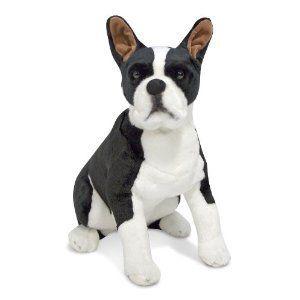 Melissa & Doug Boston Terrier Plush ぬいぐるみ 人形