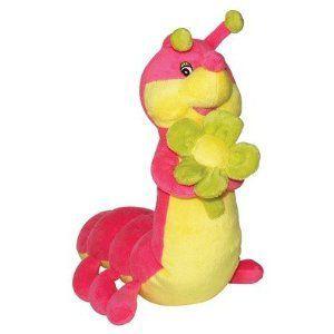 Dogit Luvz Plush Toy, Catepillar, Pink, Large ぬいぐるみ 人形