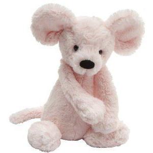Jellycat ジェリーキャット Bashful Pink Mouse Medium ぬいぐるみ 人形