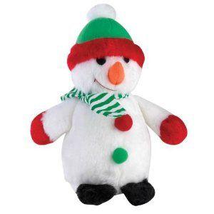 Zanies Plush Holiday Friend Snowman Dog Toy, 9-Inch ぬいぐるみ 人形