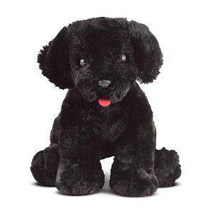 Melissa & Doug Benson Black Lab ぬいぐるみ 人形