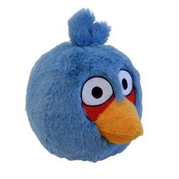 Angry Birds アングリーバード Plush 8-Inch Blue Bird with Sound ぬいぐるみ 人形 ぬいぐるみ Angry Birds アングリーバード Plush Inch Blue Bird with Sound 人形