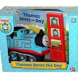 Thomas Saves the Day Plush Toy with Play-A-Sound Book ぬいぐるみ 人形