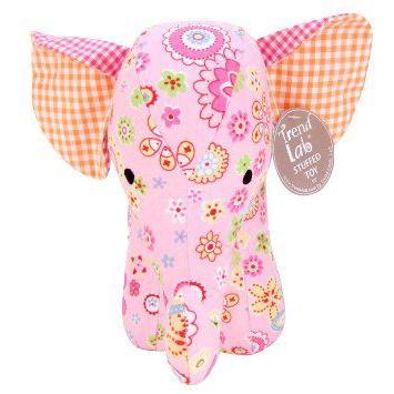 高評価続出！ Trend Lab Patchwork Elephant Stuffed Toy， Sherbet ぬいぐるみ 人形 【Z1921652628】(12150円)