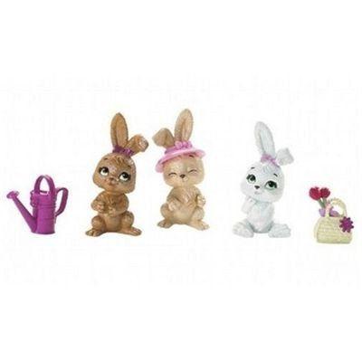 Barbie バービー: Luv Me 3 Mini Pet Playsets Bunnies 人形 ドール