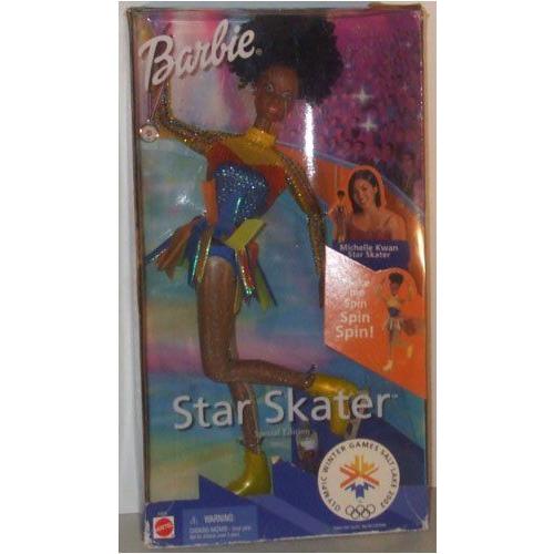 Barbie バービー Doll Star Skater Winter Olympics New 2002 人形 ドール