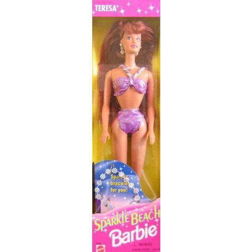 Barbie バービー Sparkle Beach Teresa Doll (Brunette) 人形 ドール