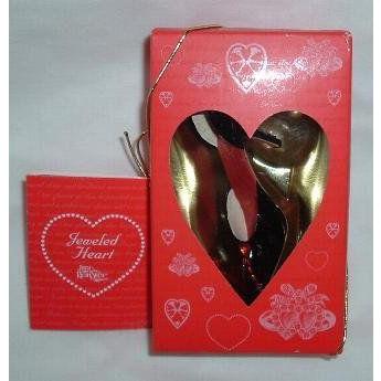 Just the Right Shoe Jeweled Heart Mint in Box Valentines 2002 人形 ドール