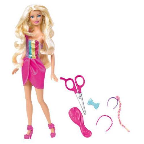 Barbie バービー Hairtastic Cut and Style Blonde Doll 人形 ドール