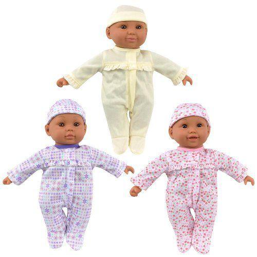 You & Me Interactive Triplet Dolls - African American 人形 ドール