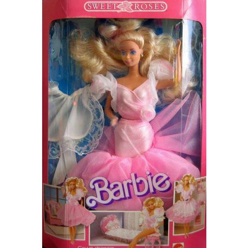 Sweet Roses Barbie バービー Doll - Gown Changes For Every Room! (1989 Hawthorne) 人形 ドール