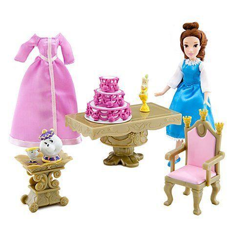 Disney ディズニー Mini Belle Princess Doll Play Set from Beauty and the Beast 人形 ドール