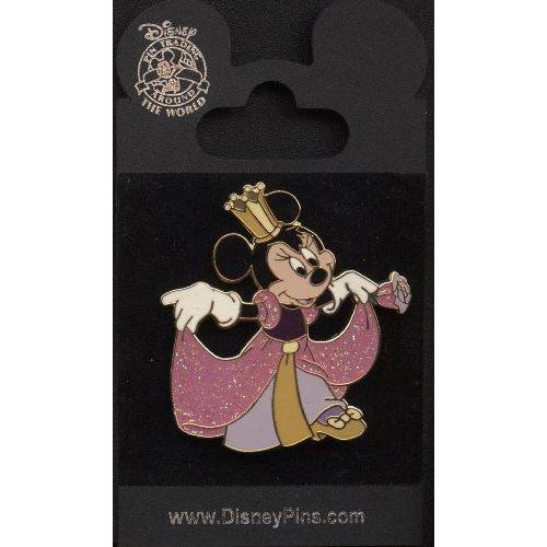 Disney ディズニー Pin - Princess Minnie Mouse - Sparkle - Glitter - Pin 44595 人形 ドール