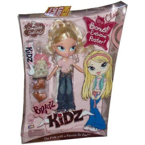Bratz ブラッツ Kidz 7 Inch Tall Doll - CLOE with 2 Complete Outfits， 2 Pair of Shoes and Hairbrush