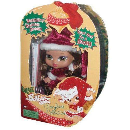 Bratz ブラッツ Babyz Storybook Collection 5 Inch Doll - Yasmin´s Holiday Dream with Hairbrush and