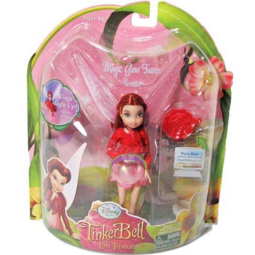 Disney ディズニー Fairies: Rosetta 4.5 Inch Magic Glow Doll 人形 ドール