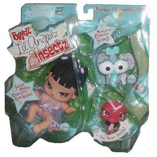 Bratz ブラッツ Lil´ Angelz Insectz Numbered Collector Series : Jade (346)， butterfly (353) and pin