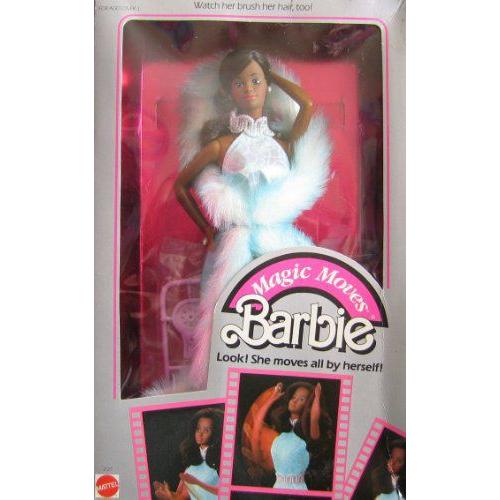 Vintage Magic Moves Barbie バービー Doll AA w Accessories! (1985 Mattel マテル社 Hawthorne) 人形