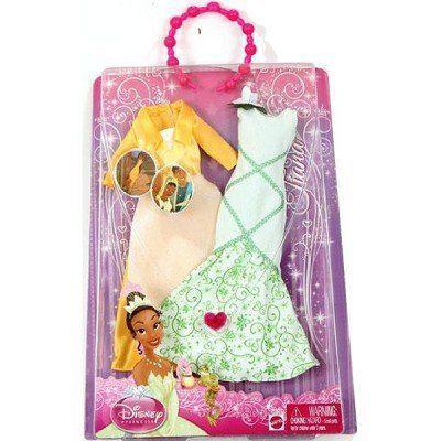Disney ディズニー Sparkle Princess Doll Clothes - Tiana Fashions 人形 ドール