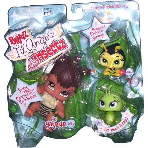 Bratz ブラッツ Lil´ Angelz Insects ~ Yasmin with Bumble Bee and Grasshopper 人形 ドール