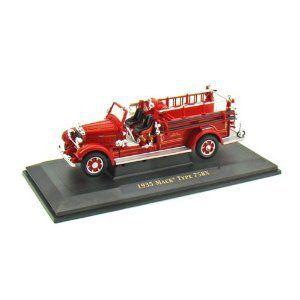 1935 Mack Type 75BX Fire Engine 1/43 Red