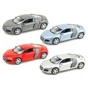 Set of 4 - Audi R8 1/36