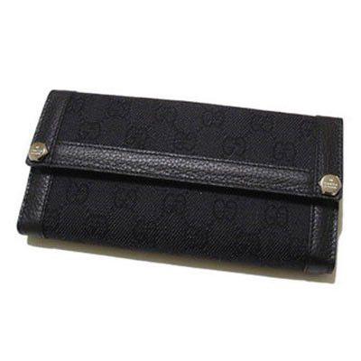 GUCCI GGキャンバス ブラック 長財布 楽天市場】【財布】GUCCI グッチ GGキャンバス 2つ折長財布