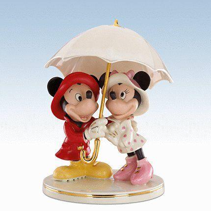 保障できる ディズニーフィギュア レノックス ミッキー ミニー Mickey And Minnie Singing In The Rain 6878 最適な価格 Www Kmhsystems Com