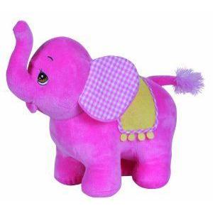 Precious Moments Pink Musical Plush Elephant Figurine