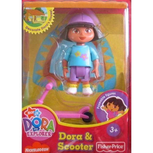 Dora the Explorer: Dora & Scooter Poseable Figure フィギュア ダイキャスト 人形