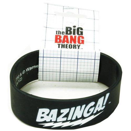 Big Bang Theory Bazinga Black Rubber Bracelet フィギュア ダイキャスト 人形