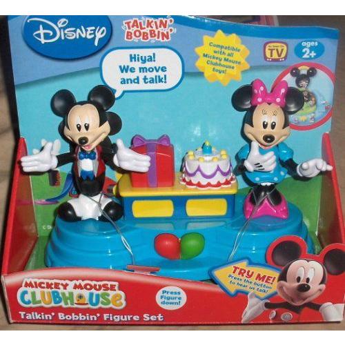 Mickey Mouse ミッキーマウス Clubhouse Talkin Bobbin Mickey and Minnie Birthday Party フィギュア ダ