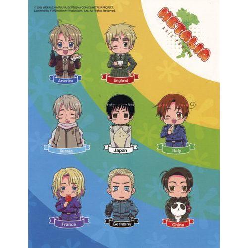 ダイ Hetalia Character Cutout Sticker Sheet Sticker フィギュア