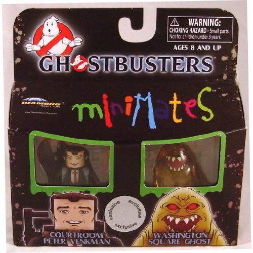 Ghostbusters ゴーストバスターズ Exclusive Minimates Mini Figure 2Pack Courtroom Peter Venkman Wash