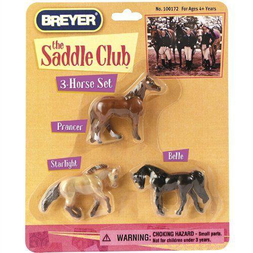 Saddle Club Mini Whinnies 3- Horse Set フィギュア ダイキャスト 人形