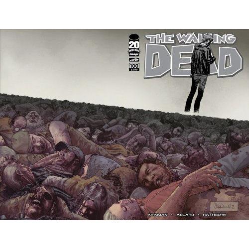 Walking Dead Comic #100 Cover H Charlie Adlard Wrap Variant フィギュア ダイキャスト 人形