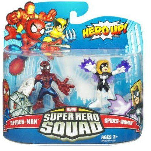 Marvel マーブル Superhero Squad Series 20 Mini 3 Inch Figure 2Pack SpiderMan SpiderWoman フィギュ