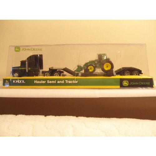 ERTL John Deere ジョンディア Hauler Semi And Trailer w/Tractor (Toy) (Diecast) (Semi De Transport｜value-select