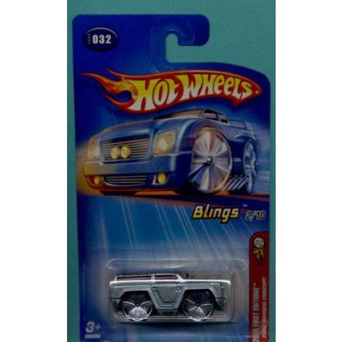 Mattel マテル Hot Wheels ホットウィール 2005 Blings 1:64 スケール Silver Ford フォード Bronco Conc