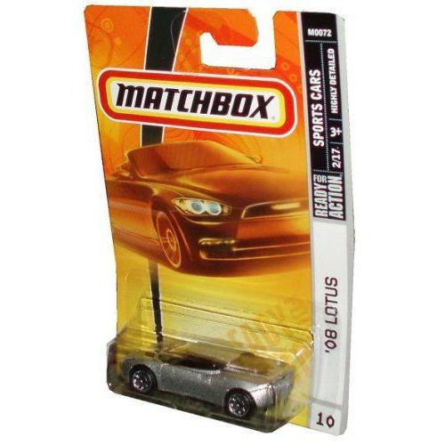 マッチボックス 2007 MBX Sport Cars 1:64 スケール Die Cast Metal Car # 10 - Silver Luxury Exotic Sp