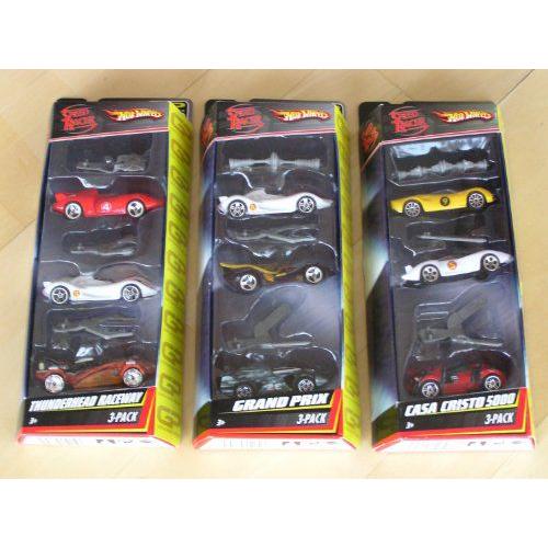 Speed Racer - 9 Hotwheel Cars Total. You get 3 sets of 3 - Target Exclusive 3 Pack with Accesories